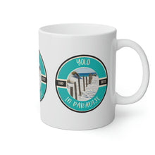 Load image into Gallery viewer, Yolo in Paradise White Mug, 11oz