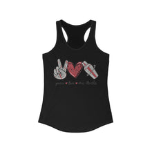 Load image into Gallery viewer, Peace Love Mix Drinks - Women's Ideal Racerback Tank