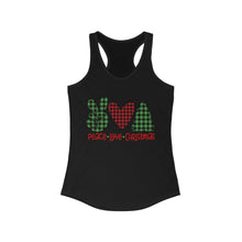 Load image into Gallery viewer, Peace Love Christmas - Women's Ideal Racerback Tank