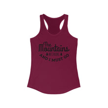 Load image into Gallery viewer, Mountains - Women's Ideal Racerback Tank