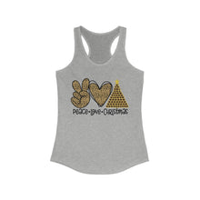 Load image into Gallery viewer, Peace Love Christmas - Women's Ideal Racerback Tank