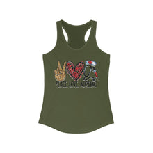 Load image into Gallery viewer, Peace Love Nursing - Women's Ideal Racerback Tank