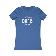 Load image into Gallery viewer, Feeling IDGAfish Distressed White Women's Favorite Tee