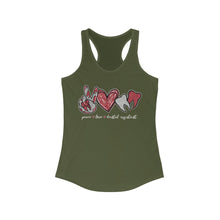 Load image into Gallery viewer, Peace Love Dental Assistant - Women's Ideal Racerback Tank