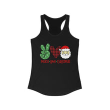Load image into Gallery viewer, Peace Love Christmas - Women's Ideal Racerback Tank