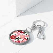 Load image into Gallery viewer, Poppies Key Ring