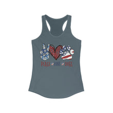 Load image into Gallery viewer, Peace Love Dogs - Women's Ideal Racerback Tank