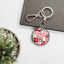 Load image into Gallery viewer, Poppies Key Ring