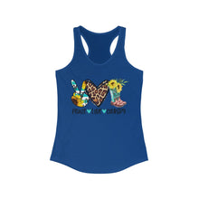 Load image into Gallery viewer, Peace Love Country - Women's Ideal Racerback Tank