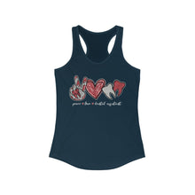Load image into Gallery viewer, Peace Love Dental Assistant - Women's Ideal Racerback Tank