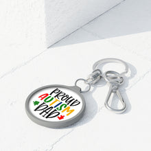 Load image into Gallery viewer, Proud Autism Dad Key Ring
