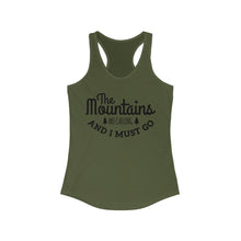 Load image into Gallery viewer, Mountains - Women's Ideal Racerback Tank