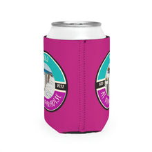 Load image into Gallery viewer, Yolo at Pink Paradise Can Cooler Sleeve