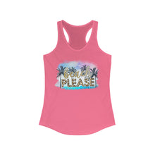 Load image into Gallery viewer, Beach Please Women's Ideal Racerback Tank