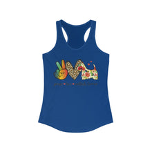 Load image into Gallery viewer, Peace Love Scottish Terrier - Women's Ideal Racerback Tank