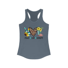 Load image into Gallery viewer, Peace Love Country - Women's Ideal Racerback Tank