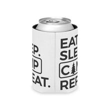Load image into Gallery viewer, Eat Sleep Camp Repeat - Can Cooler