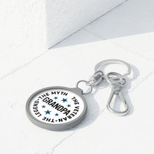 Load image into Gallery viewer, Grandpa The Myth The Veteran Key Ring