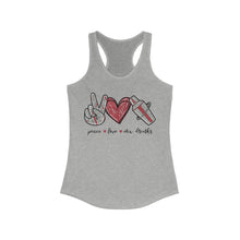 Load image into Gallery viewer, Peace Love Mix Drinks - Women's Ideal Racerback Tank