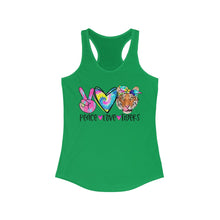 Load image into Gallery viewer, Peace Love Tigers - Women's Ideal Racerback Tank