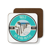 Load image into Gallery viewer, Yolo in Paradise Hardboard Back Coaster