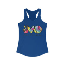 Load image into Gallery viewer, Peace Love Play - Women's Ideal Racerback Tank