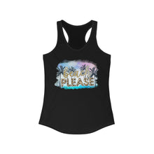 Load image into Gallery viewer, Beach Please Women's Ideal Racerback Tank