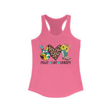 Load image into Gallery viewer, Peace Love Country - Women's Ideal Racerback Tank