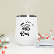 Load image into Gallery viewer, Camping King 12oz Insulated Wine Tumbler