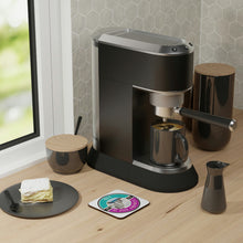 Load image into Gallery viewer, Yolo at Pink Paradise Hardboard Back Coaster
