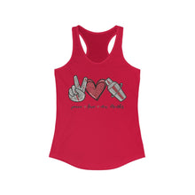 Load image into Gallery viewer, Peace Love Mix Drinks - Women's Ideal Racerback Tank