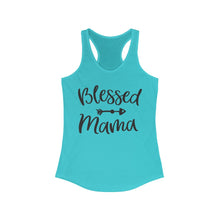 Load image into Gallery viewer, Blessed Mama - Women's Ideal Racerback Tank