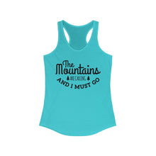 Load image into Gallery viewer, Mountains - Women's Ideal Racerback Tank