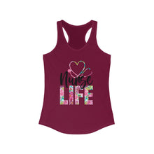 Load image into Gallery viewer, Nurse Life - Women's Ideal Racerback Tank