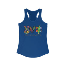 Load image into Gallery viewer, Peace Love Autism - Women's Ideal Racerback Tank