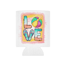 Load image into Gallery viewer, Love (Flip Flops, Beach Ball) - Can Cooler