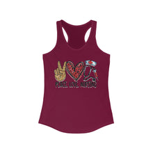Load image into Gallery viewer, Peace Love Nursing - Women's Ideal Racerback Tank