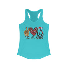 Load image into Gallery viewer, Peace Love Nursing - Women's Ideal Racerback Tank