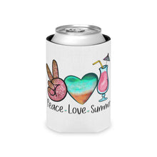Load image into Gallery viewer, Peace Love Summer - Can Cooler