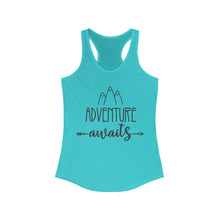 Load image into Gallery viewer, Adventure Awaits Women's Ideal Racerback Tank