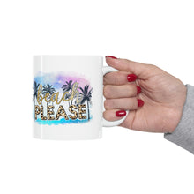 Load image into Gallery viewer, Beach Please Ceramic Mug 11oz