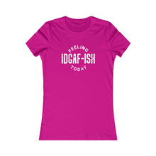 Load image into Gallery viewer, Feeling IDGAfish Distressed White Women's Favorite Tee