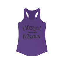 Load image into Gallery viewer, Blessed Mama - Women's Ideal Racerback Tank