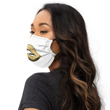 Load image into Gallery viewer, Glitter Lip Gold - Premium face mask