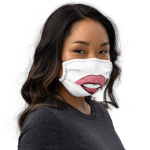 Load image into Gallery viewer, Glitter Lip Pink - Premium face mask