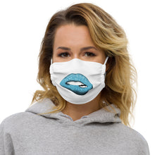 Load image into Gallery viewer, Glitter Lip Aqua - Premium face mask