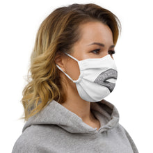 Load image into Gallery viewer, Glitter Lip Silver - Premium face mask