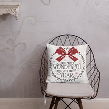 Load image into Gallery viewer, The Most Wonderful Time Premium Pillow