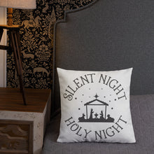 Load image into Gallery viewer, Silent Night Holy Night Premium Pillow