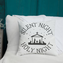 Load image into Gallery viewer, Silent Night Holy Night Premium Pillow